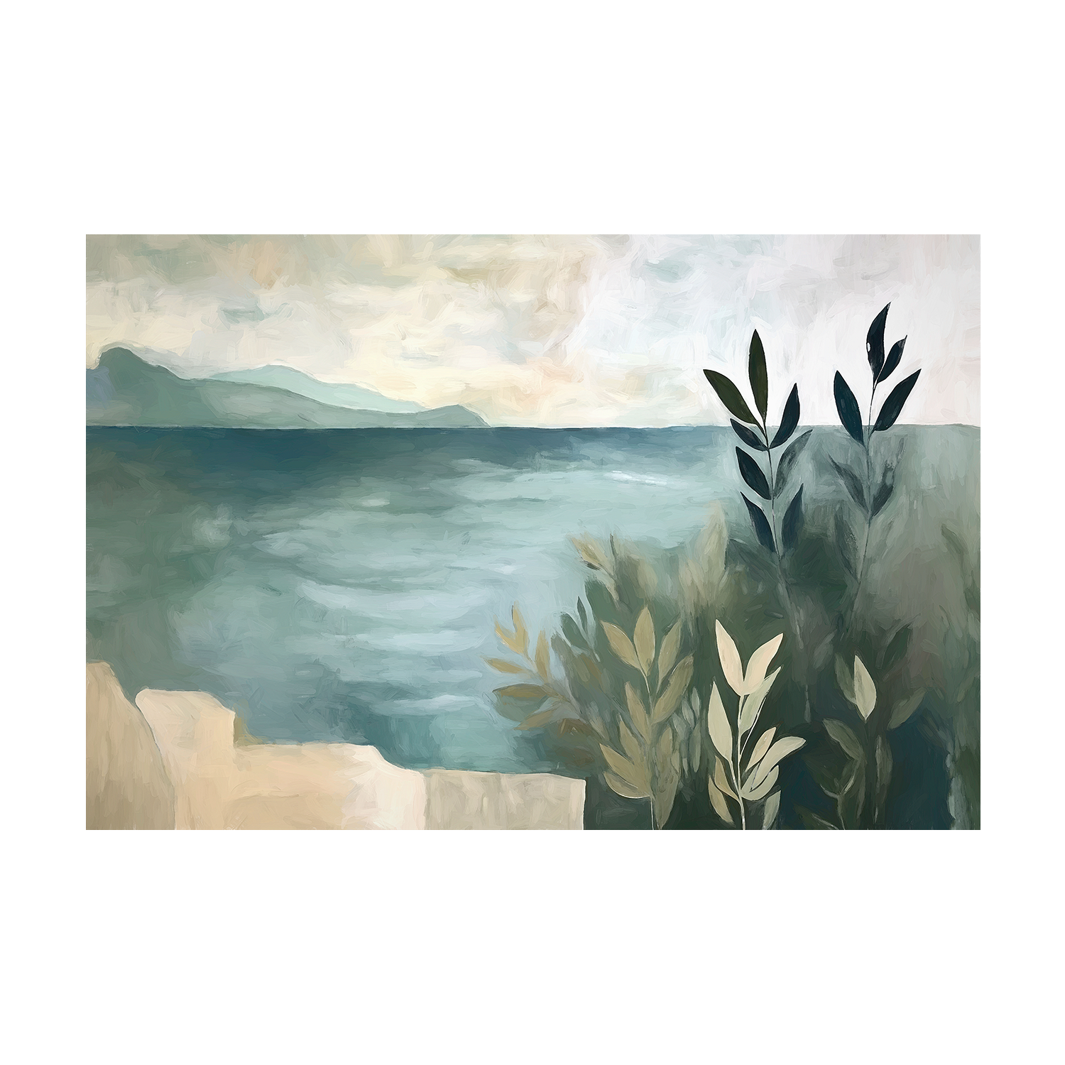 Tree Landscape , Style A, By Accent Art Studio
