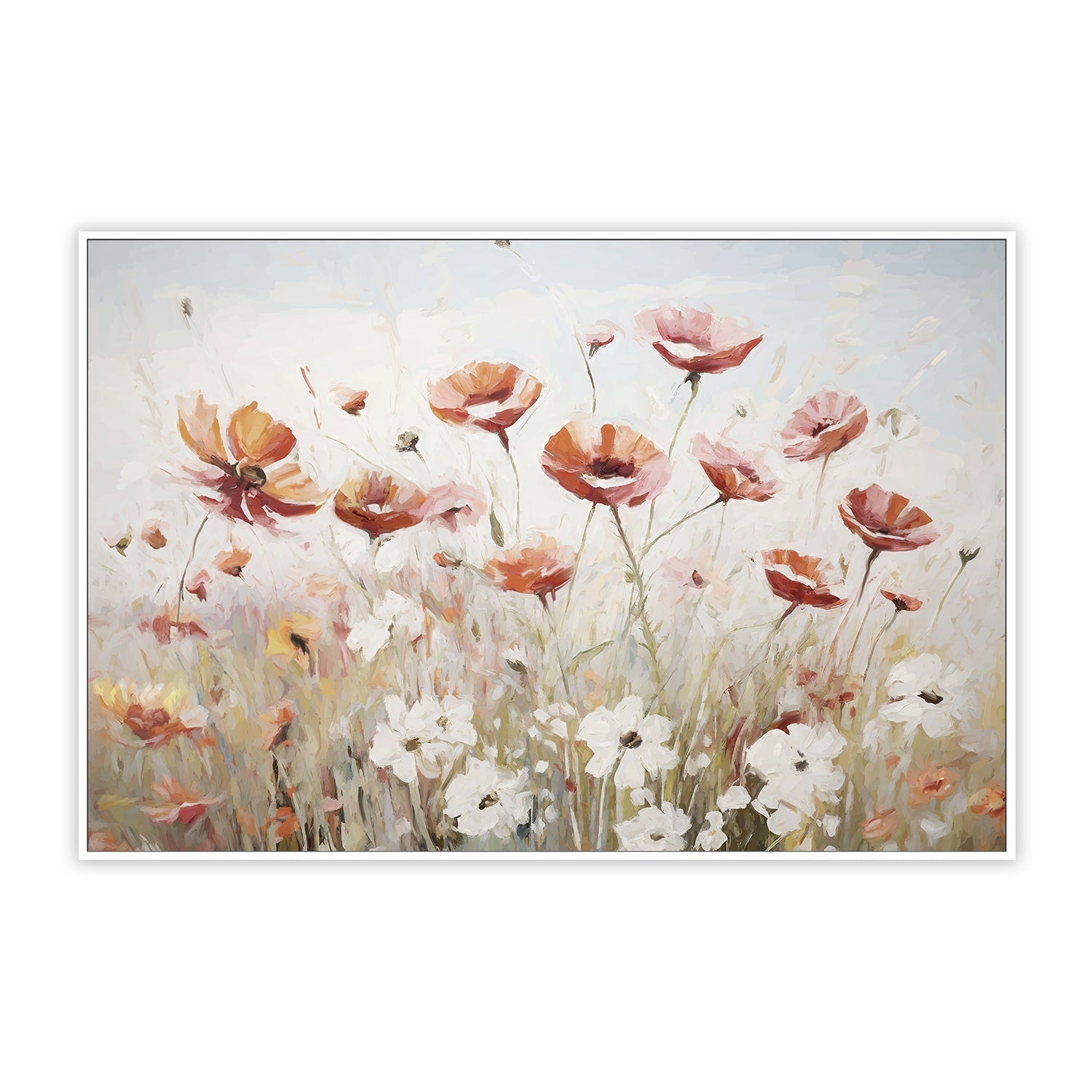 Field of Poppies , By Accent Art Studio