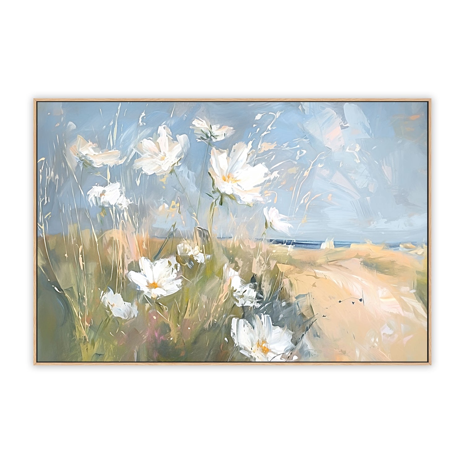 Seaside Wildflowers , Style A, By Accent Art Studio