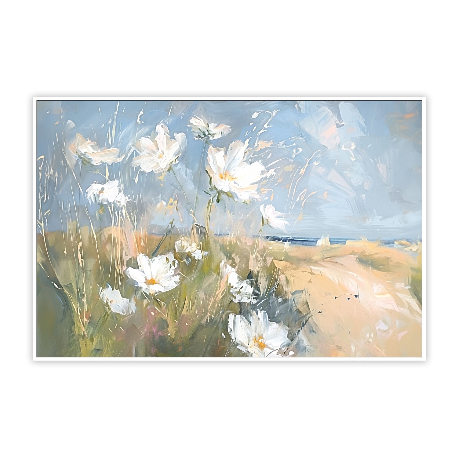 Seaside Wildflowers , Style A, By Accent Art Studio