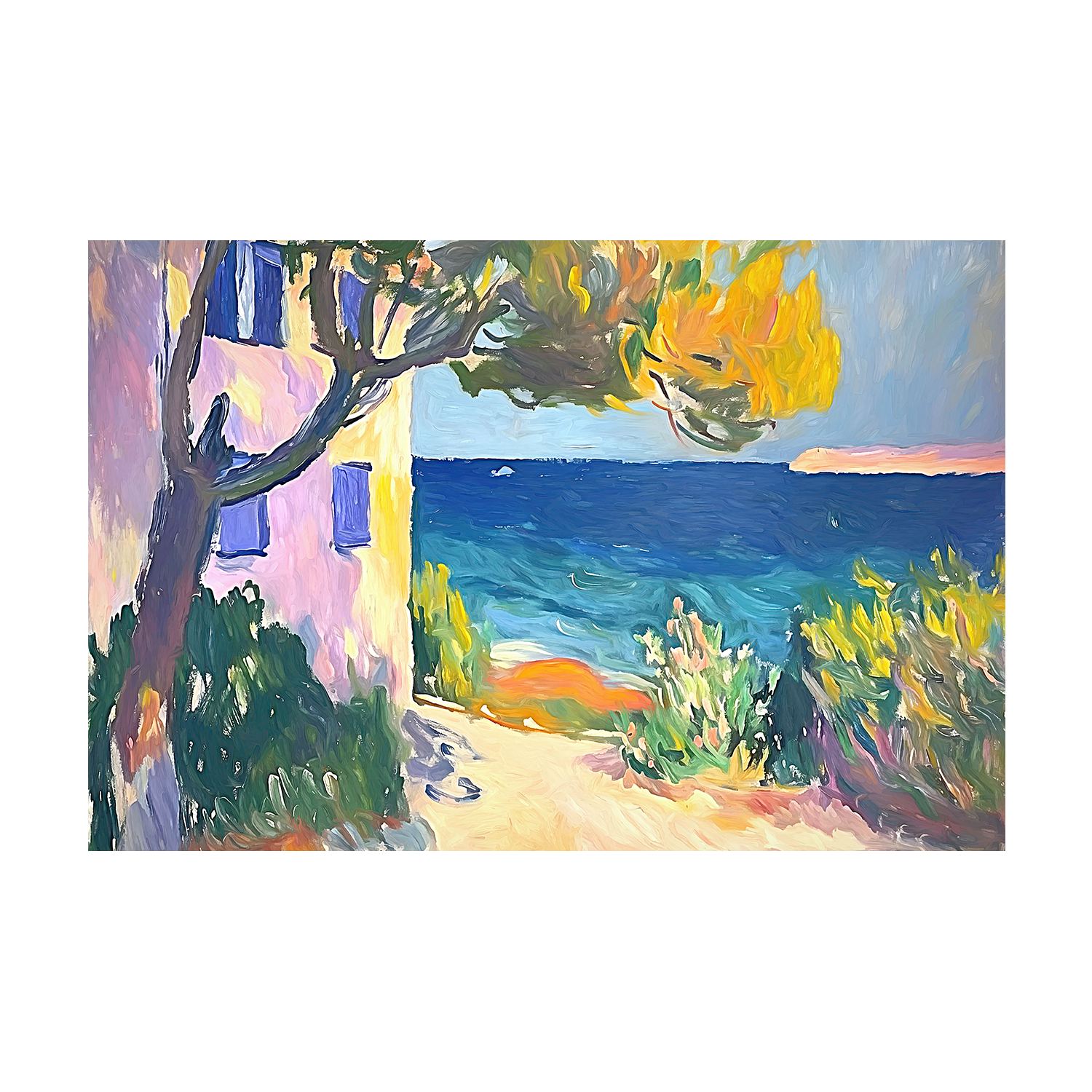 House On The Beach , By Accent Art Studio