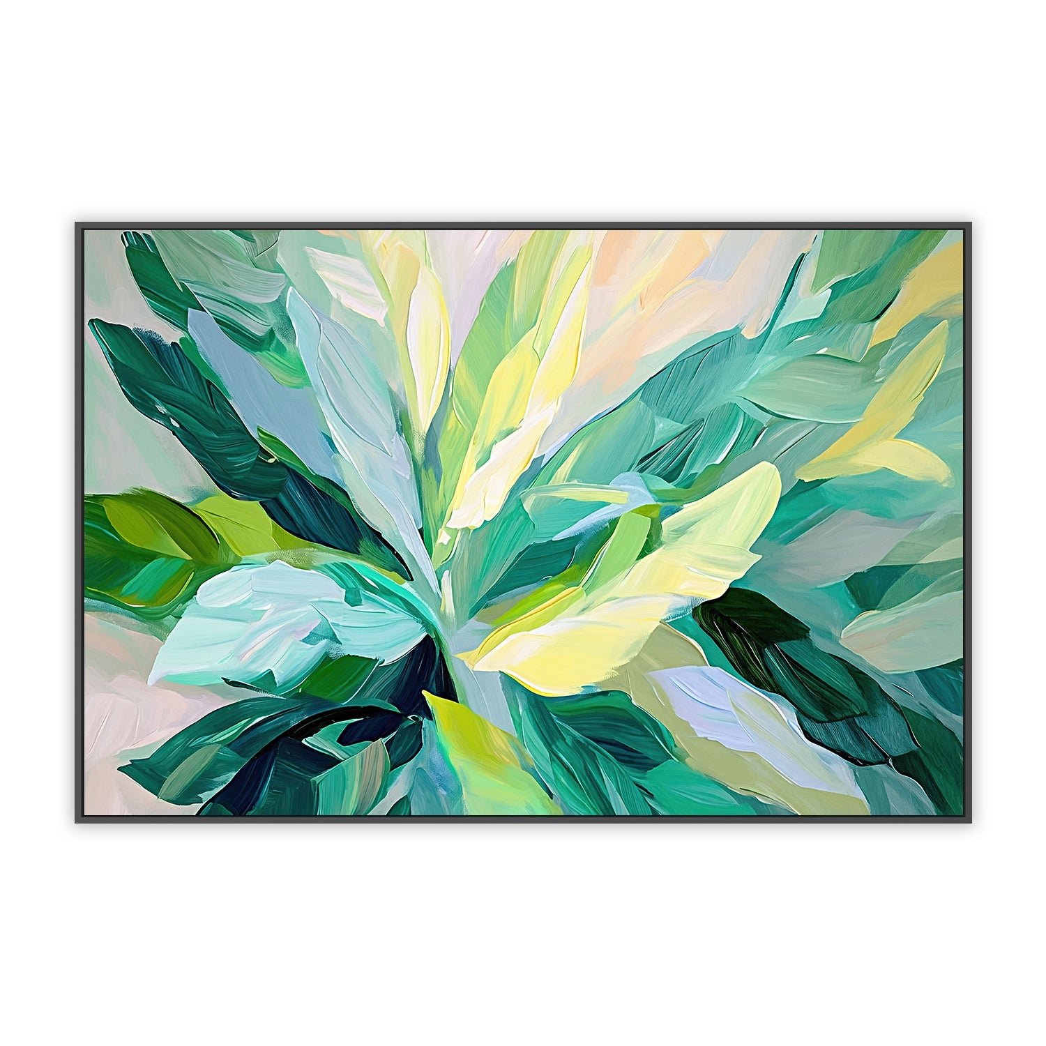 Tropical Leaves , Style A, By Accent Art Studio