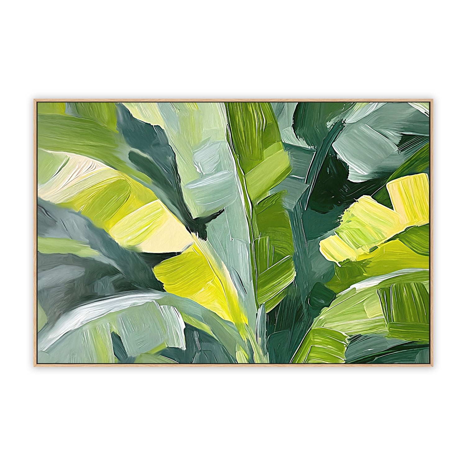 Tropical Leaves , Style C , By Accent Art Studio