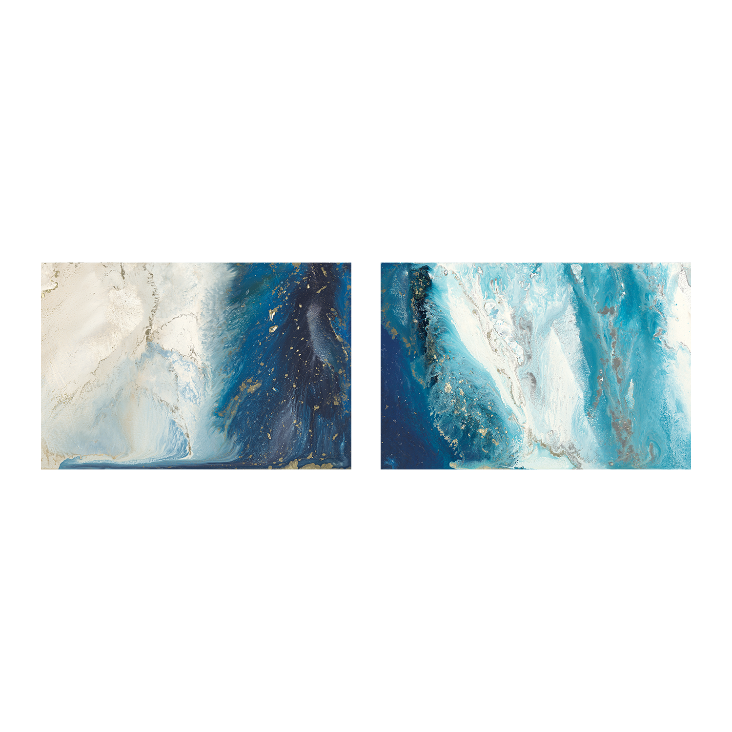 Aquaflow , Style A & B, Set Of 2 , By Blakely Bering