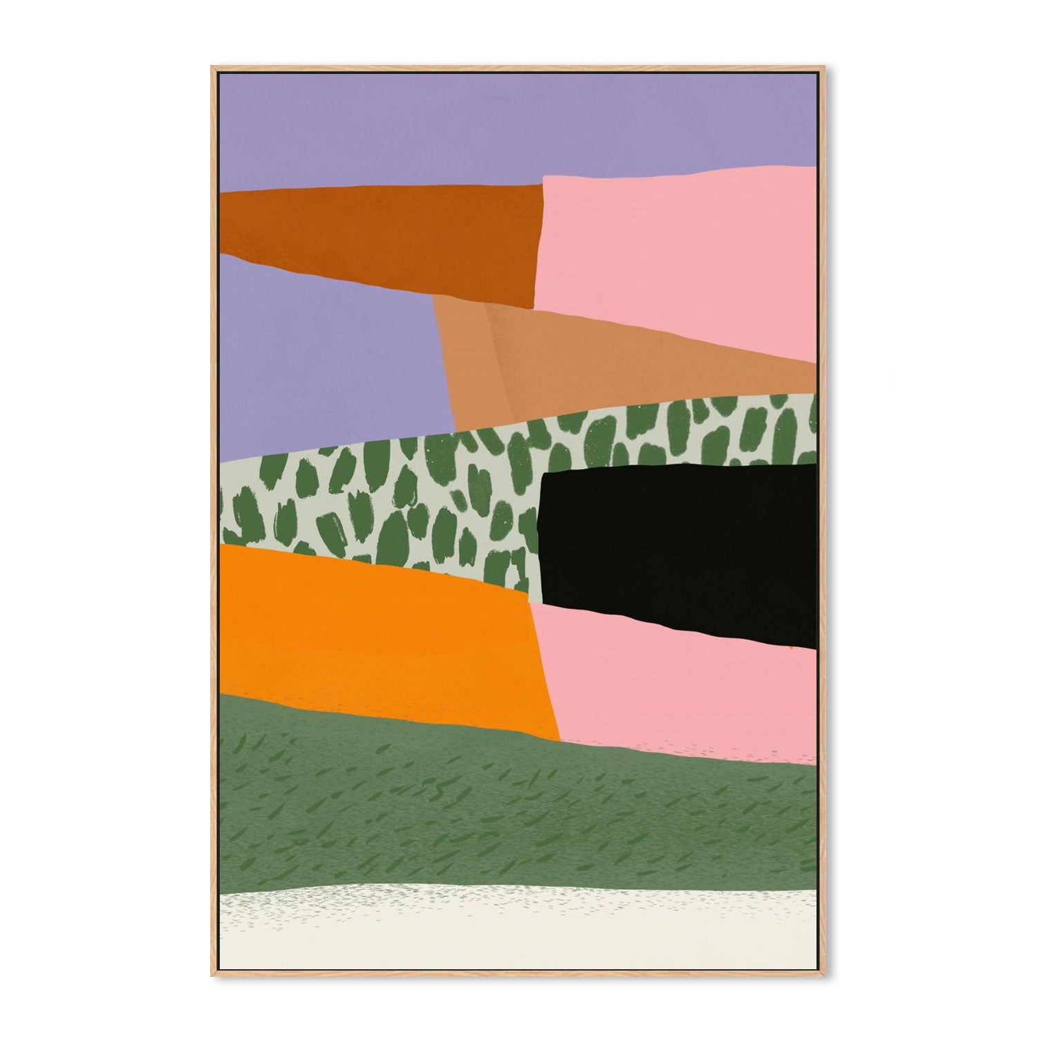 Collage abstract minimalism, Style B