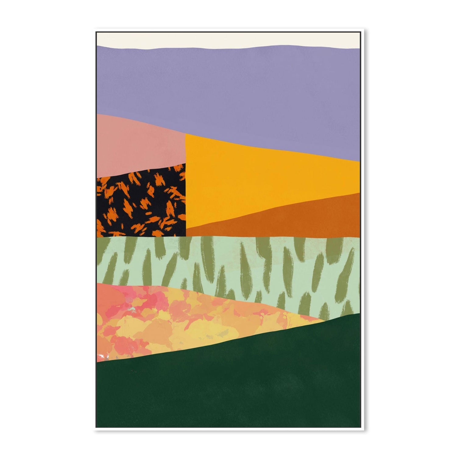 Collage abstract minimalism, Style A