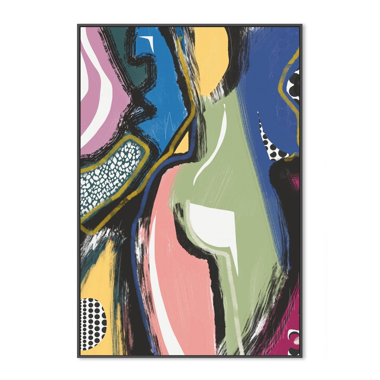 Colourful Abstract Silhouette