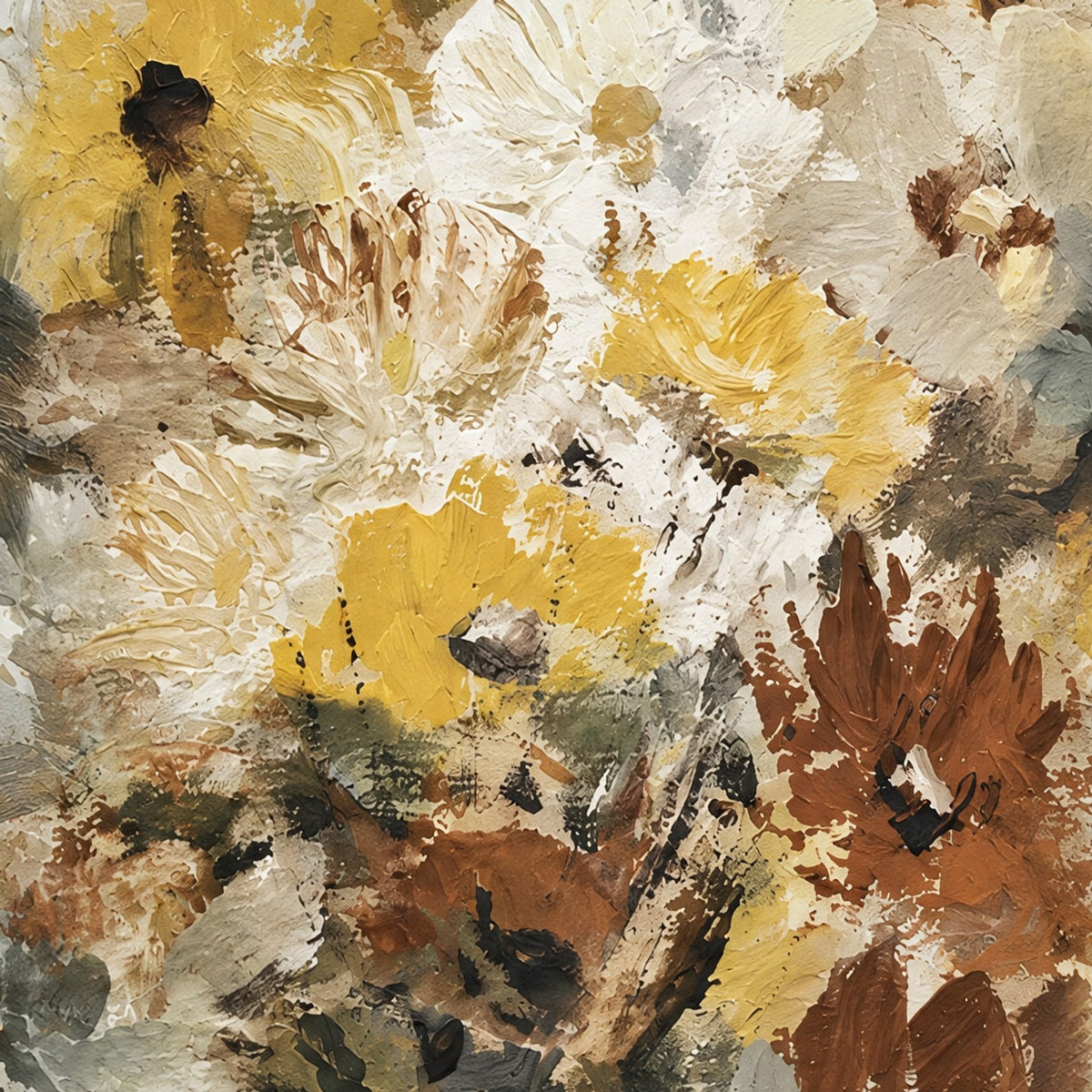 Golden Garden Tapestry