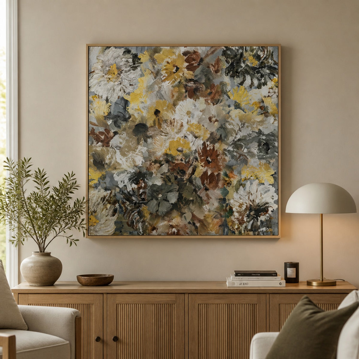 Golden Garden Tapestry