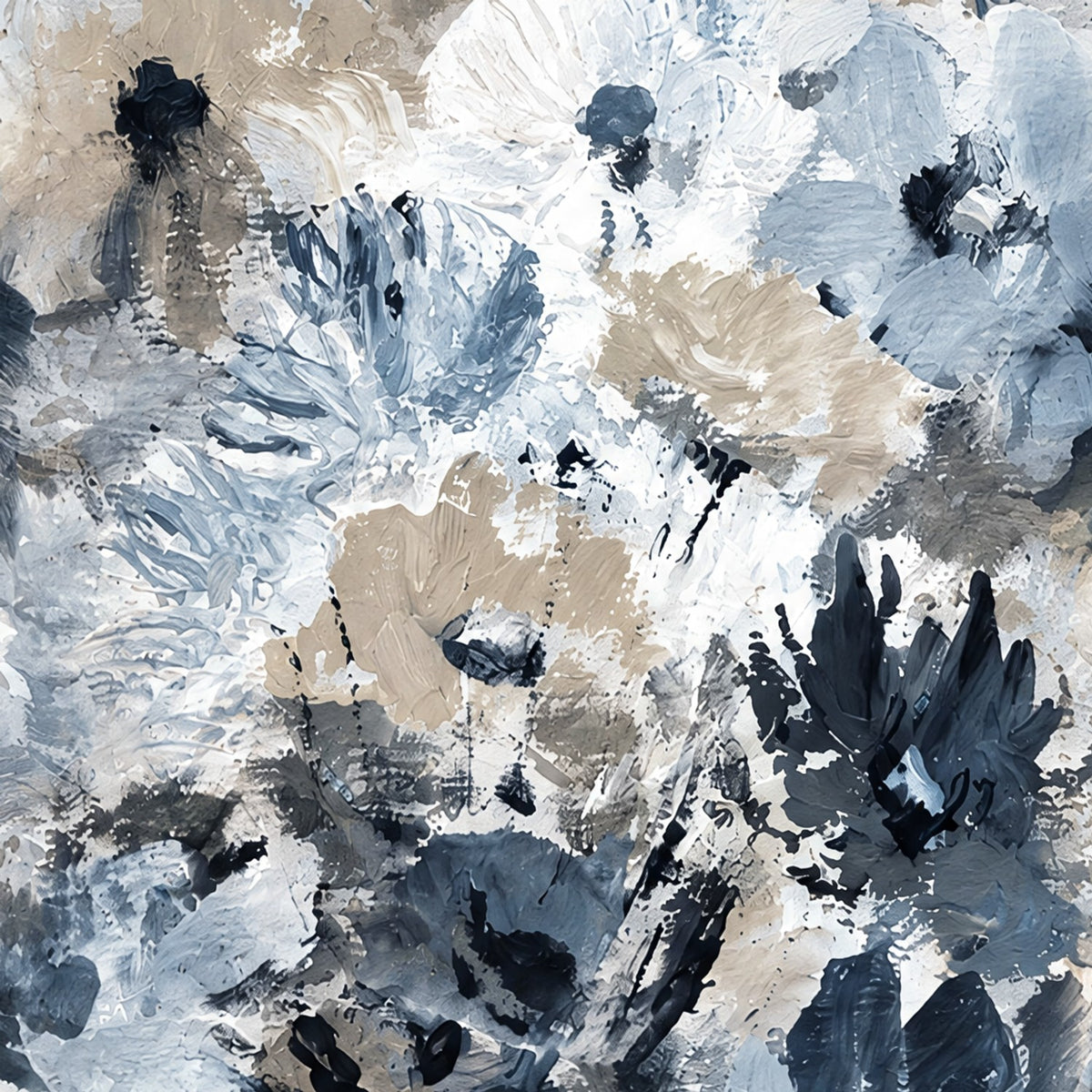 Indigo Garden Tapestry