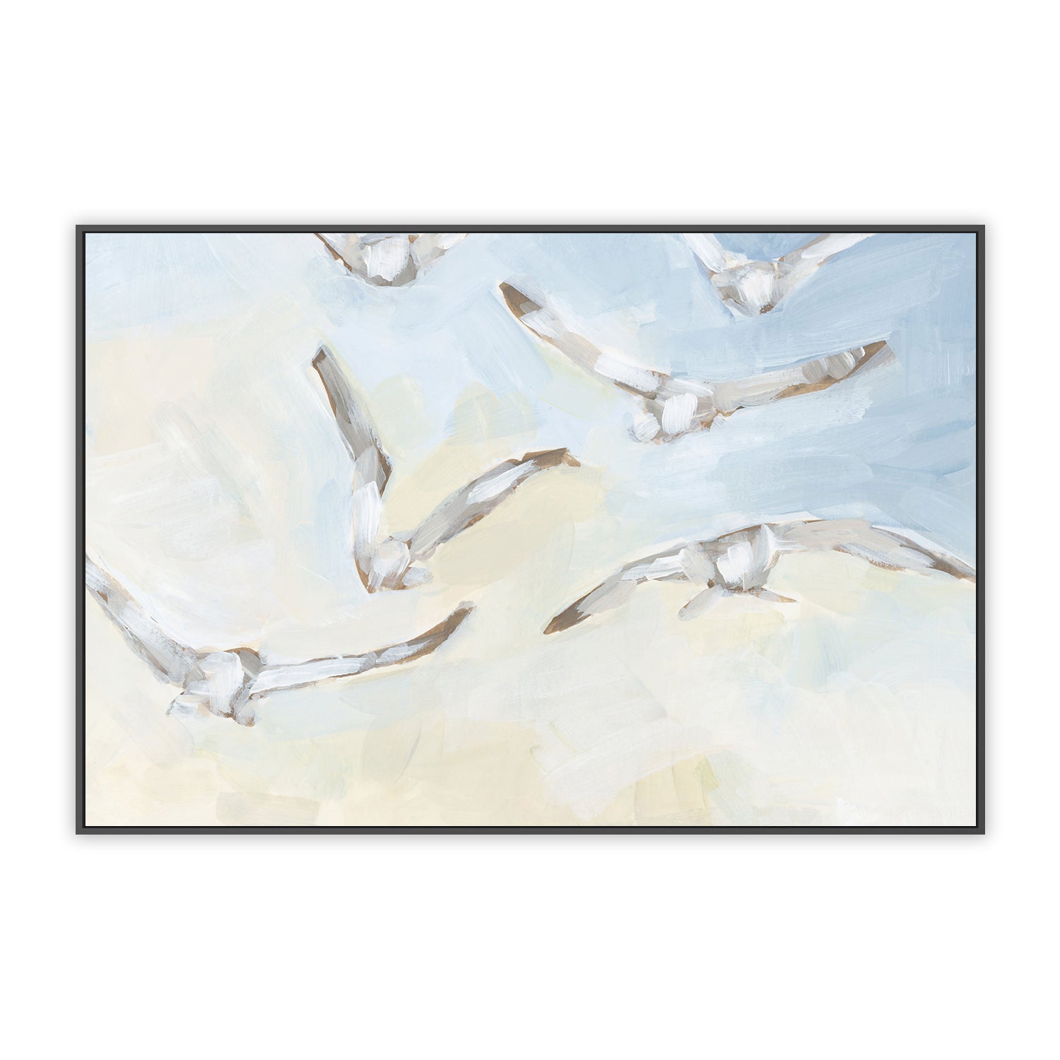Seagulls In The Haze , By Emily Wood