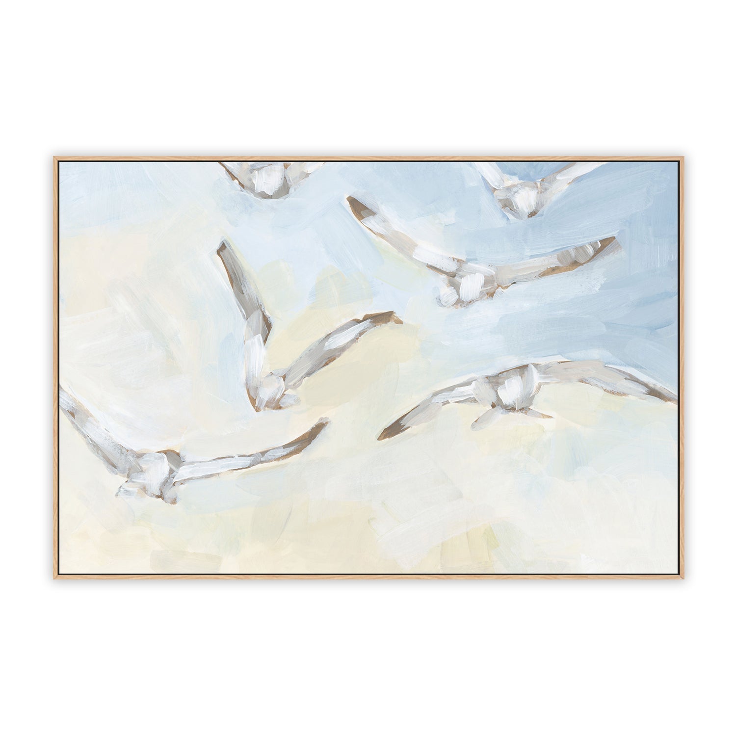 Seagulls In The Haze , By Emily Wood