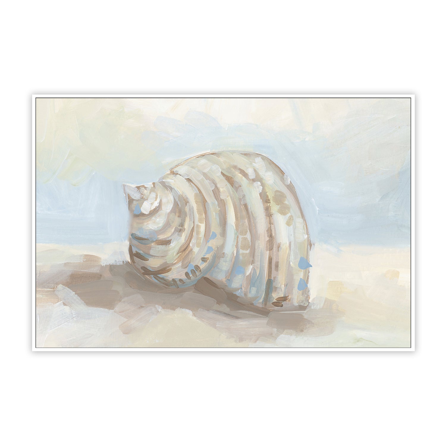 Neutral Coastal Seashell , Style A, By Emily Wood