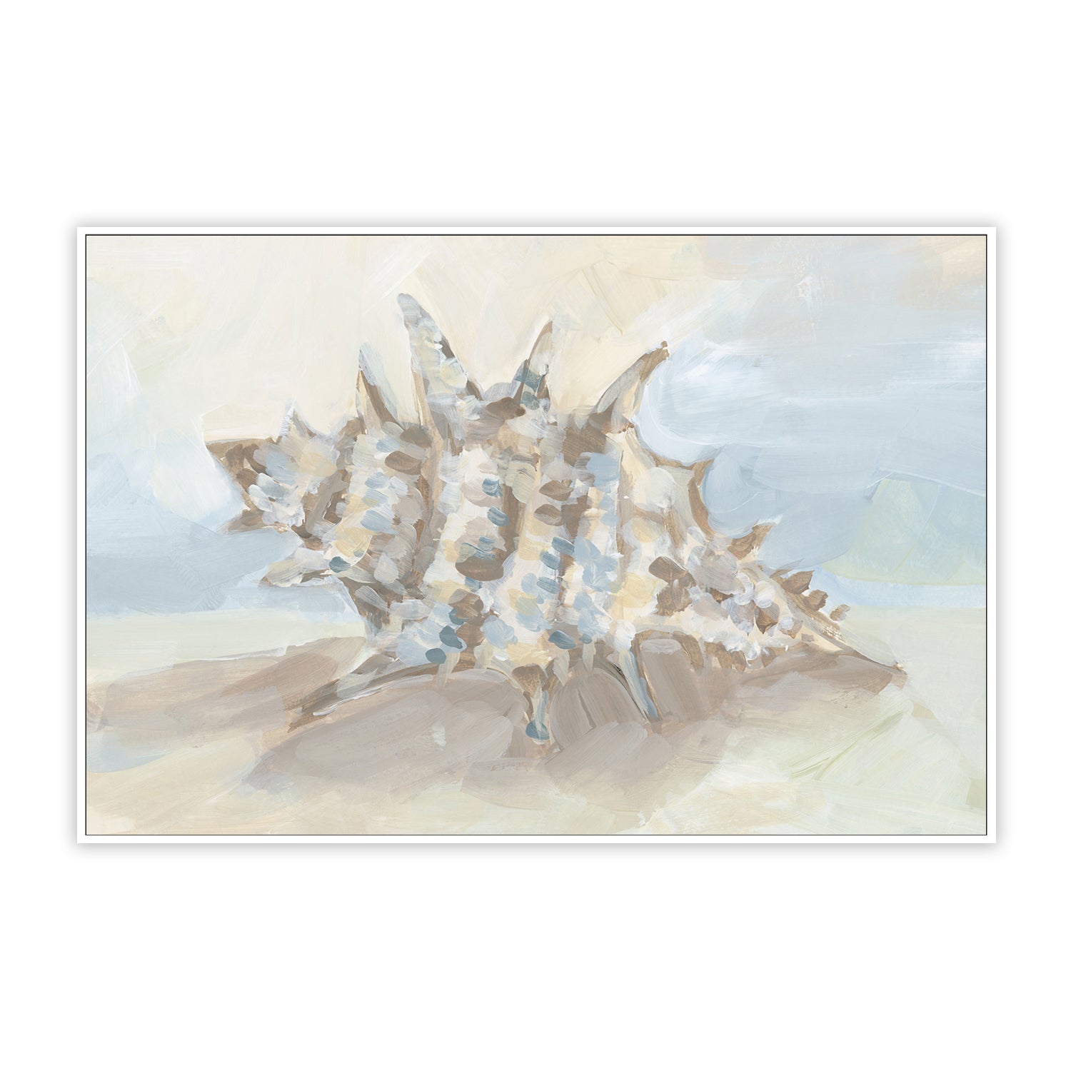 Neutral Coastal Seashell , Style B, By Emily Wood