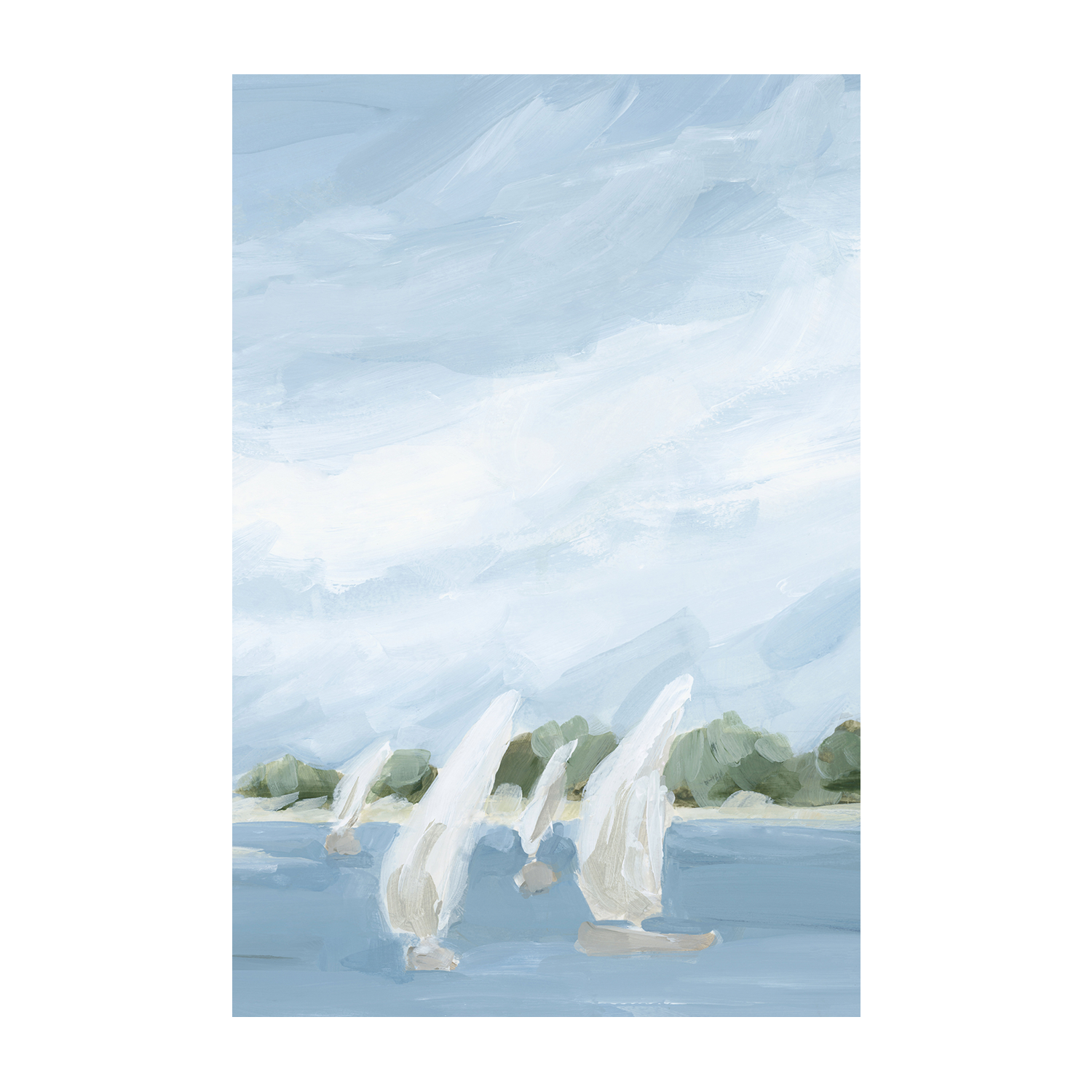 A Peaceful Sail , Style B, By Emily Wood