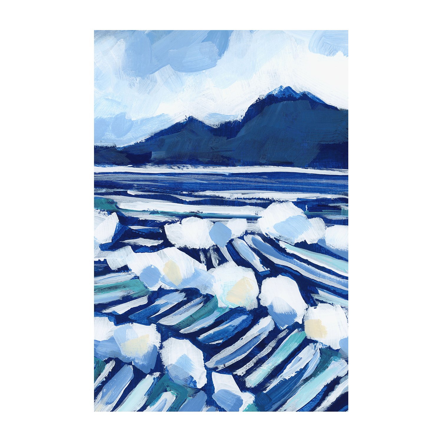 Grecian Tides , Style B, By Emily Wood