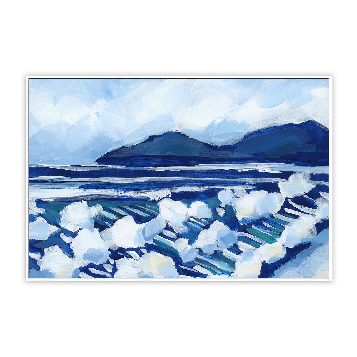 Grecian Tides Landscape , Style B, By Emily Wood