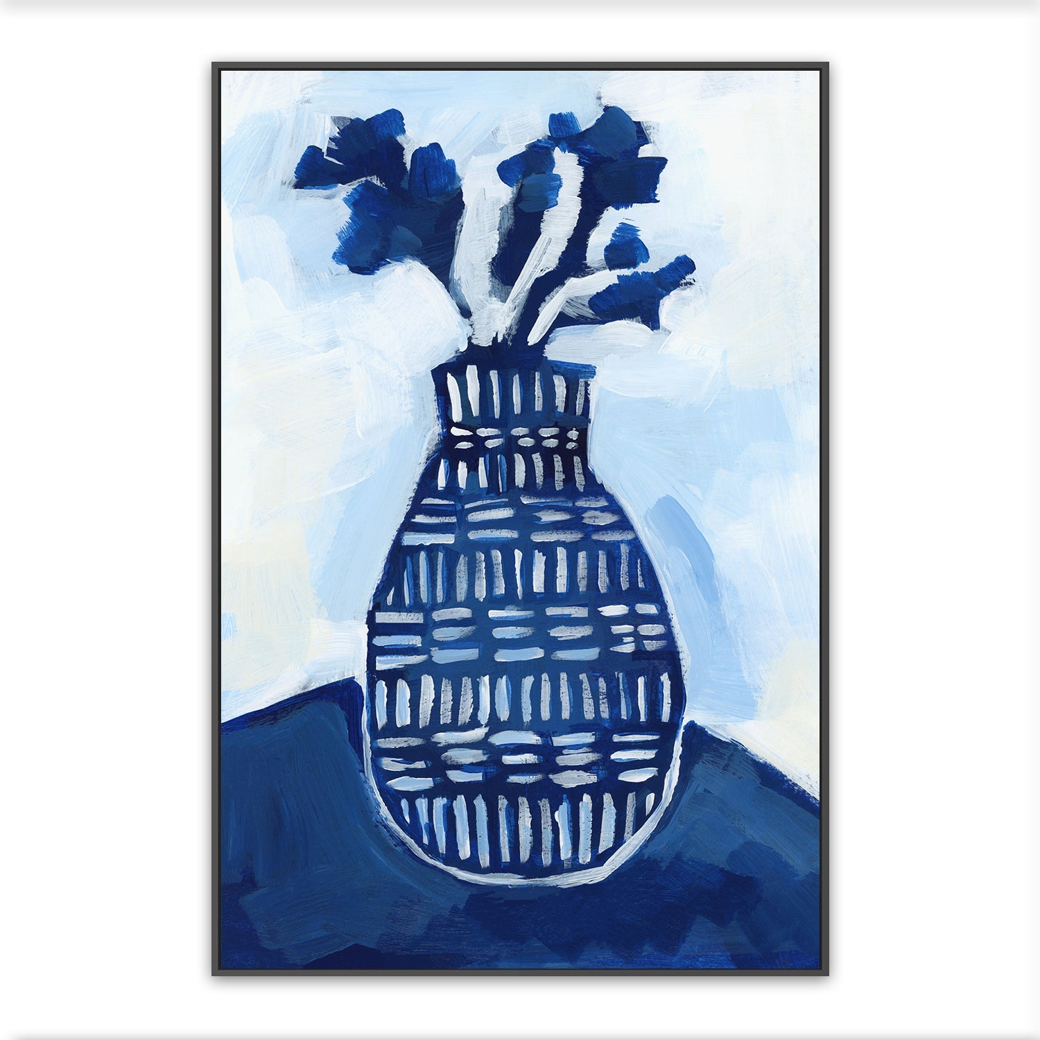 Blue & White Florals , Style A