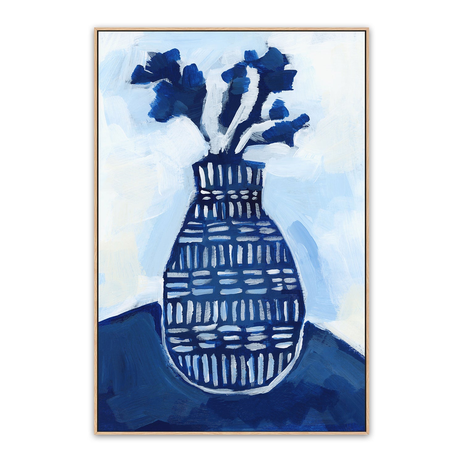 Blue & White Florals , Style A