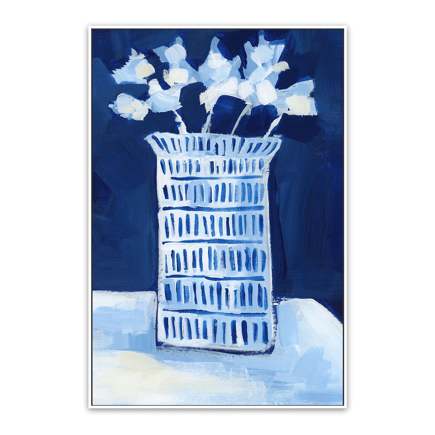 Blue & White Florals , Style D