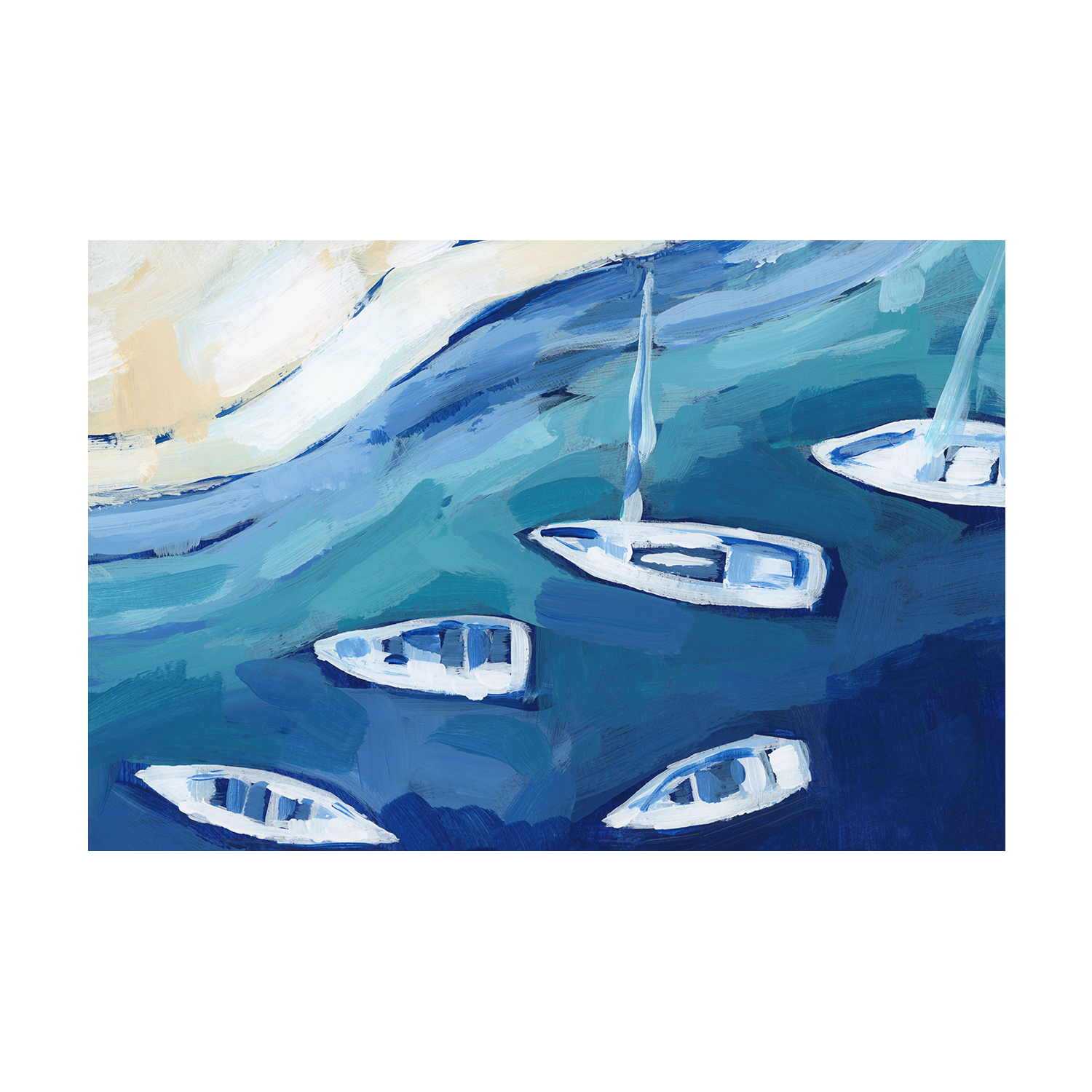 Waters Of Crete , Style B, By Emily Wood