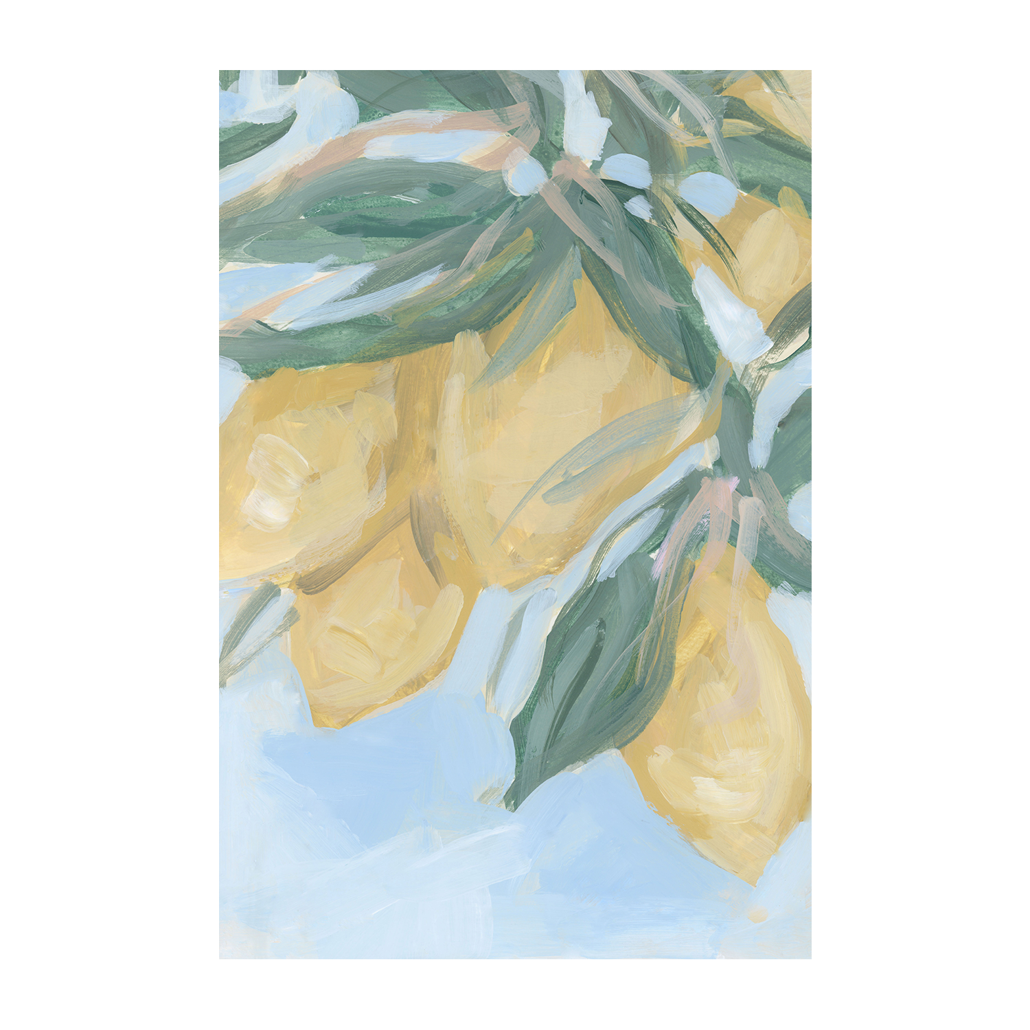 Mediterranean Citrus Grove , Style B, By Emily Wood