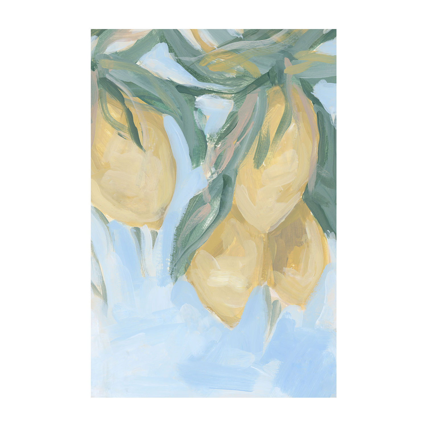 Mediterranean Citrus Grove , Style C, By Emily Wood