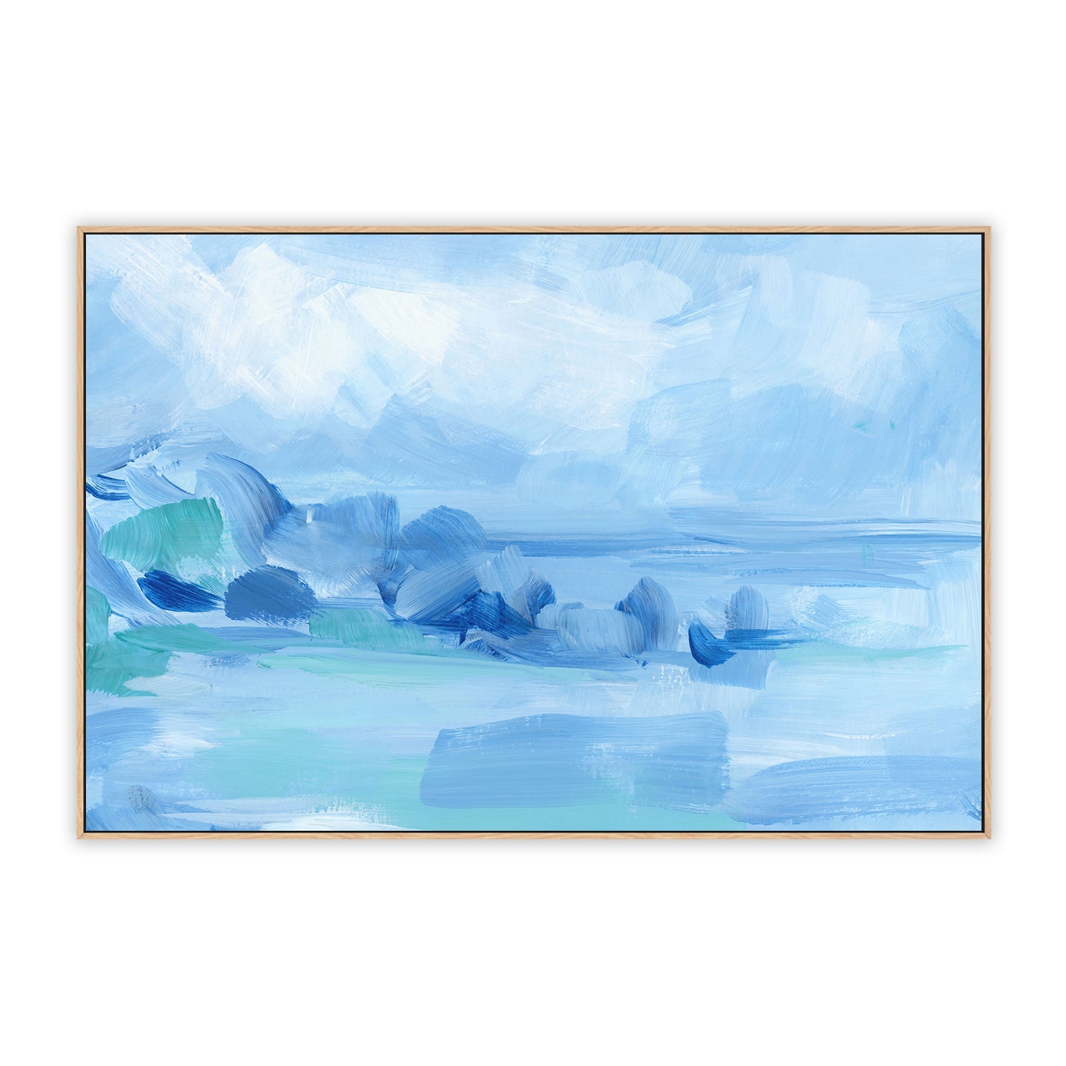 Beach Abstract , Style A, By Emily Wood