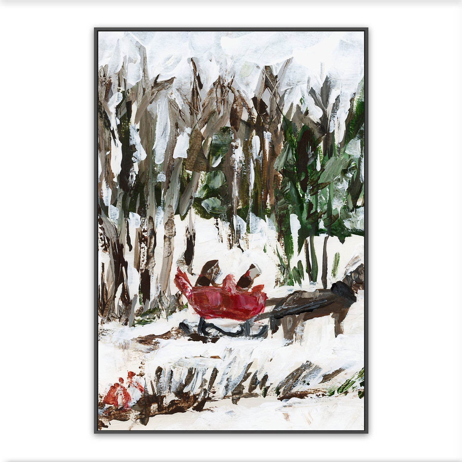 Snowy Trails , Style A, By Emily Wood