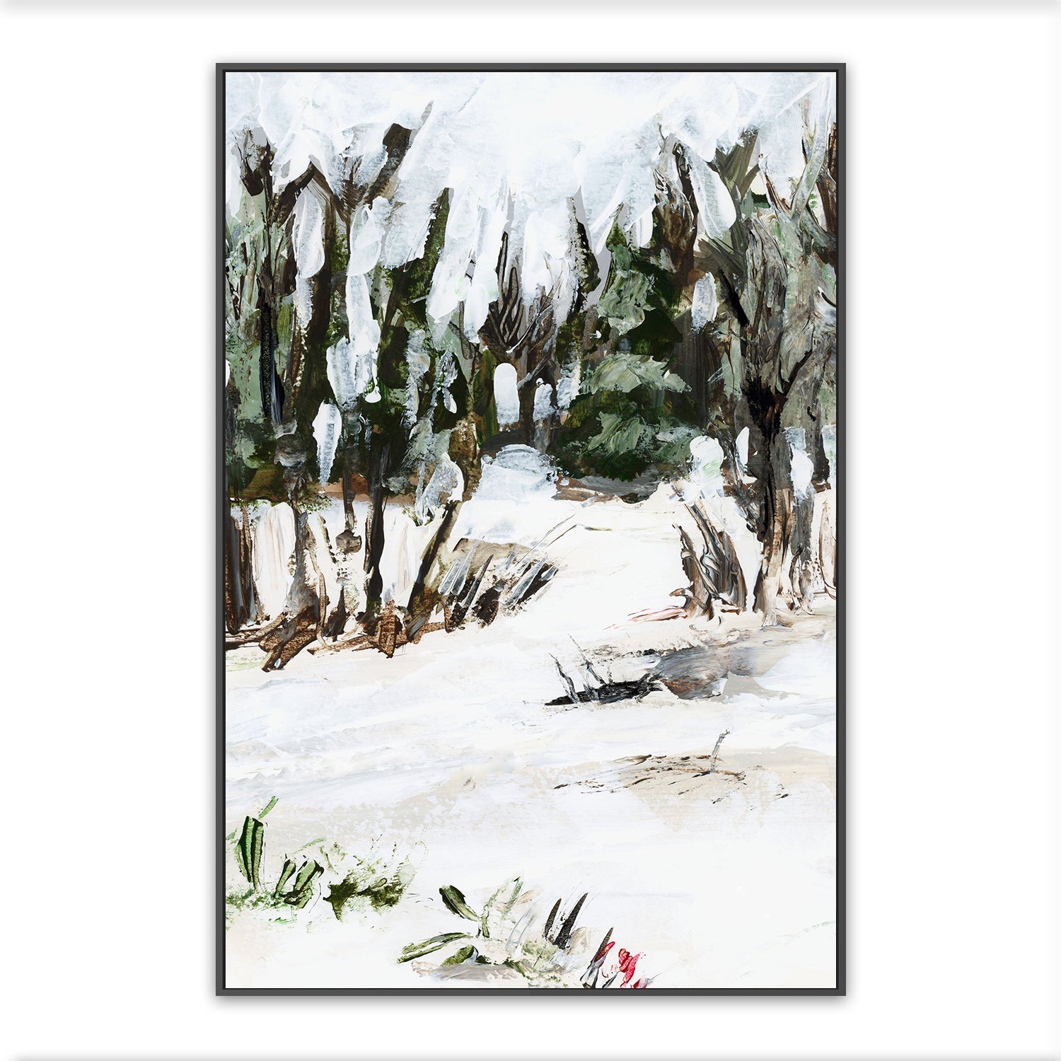 Snowy Trails, Style B, By Emily Wood