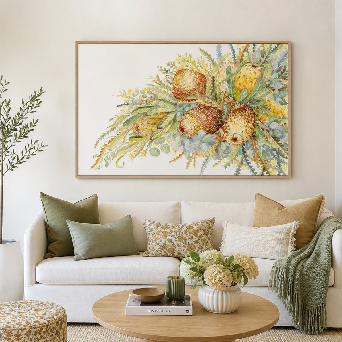 Protea & Banksia - Neutral Tones