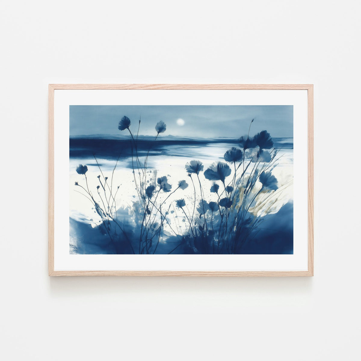 Coastal Wildflowers at Dusk