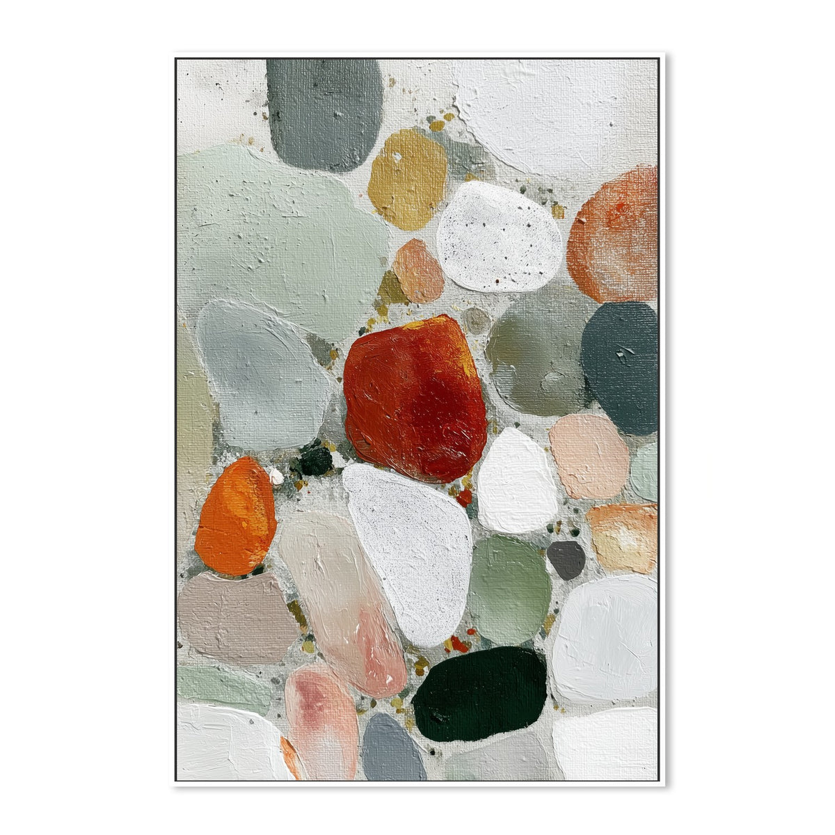 Abstract Pebble Mosaic I