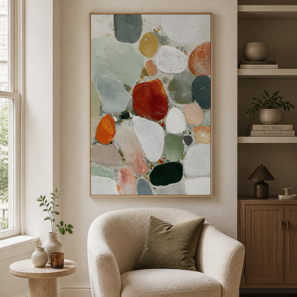 Abstract Pebble Mosaic I