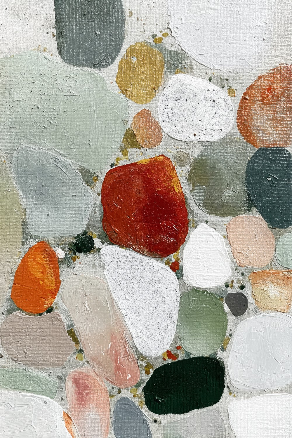 Abstract Pebble Mosaic I