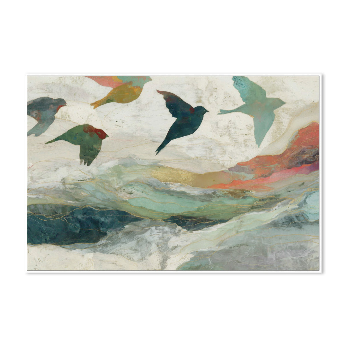 Birds Over Golden Hills