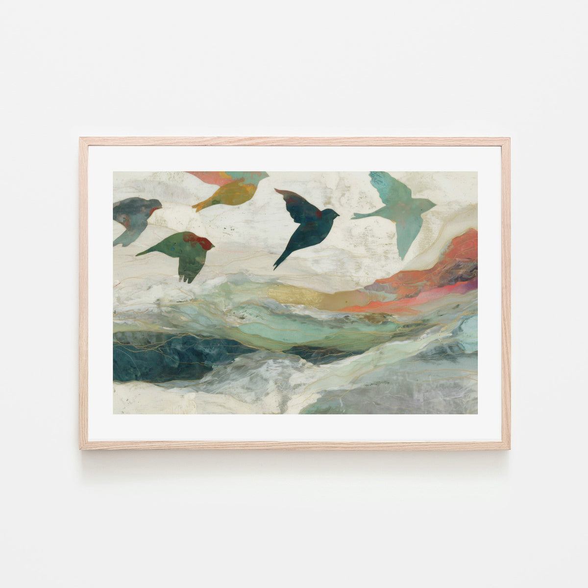 Birds Over Golden Hills