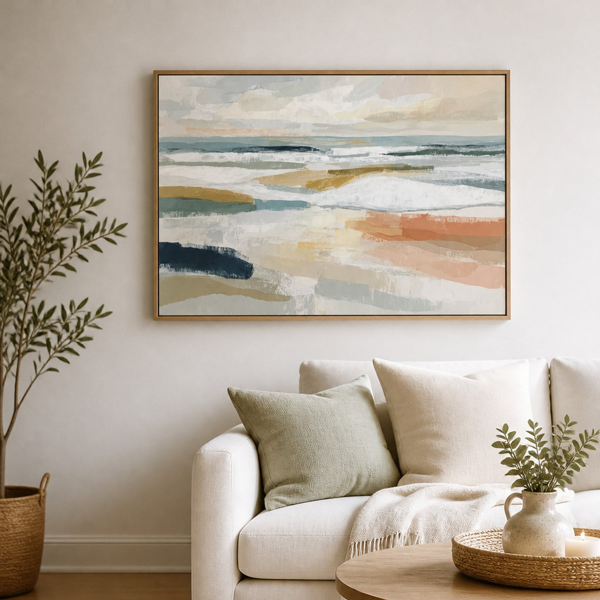 Coastal Beach Horizon