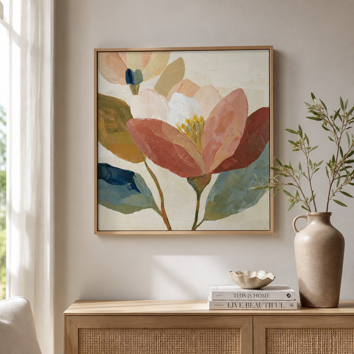 Soft Bloom in Textured Strokes