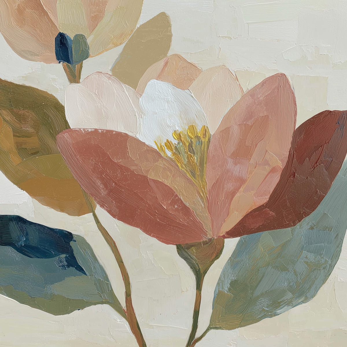Soft Bloom in Textured Strokes