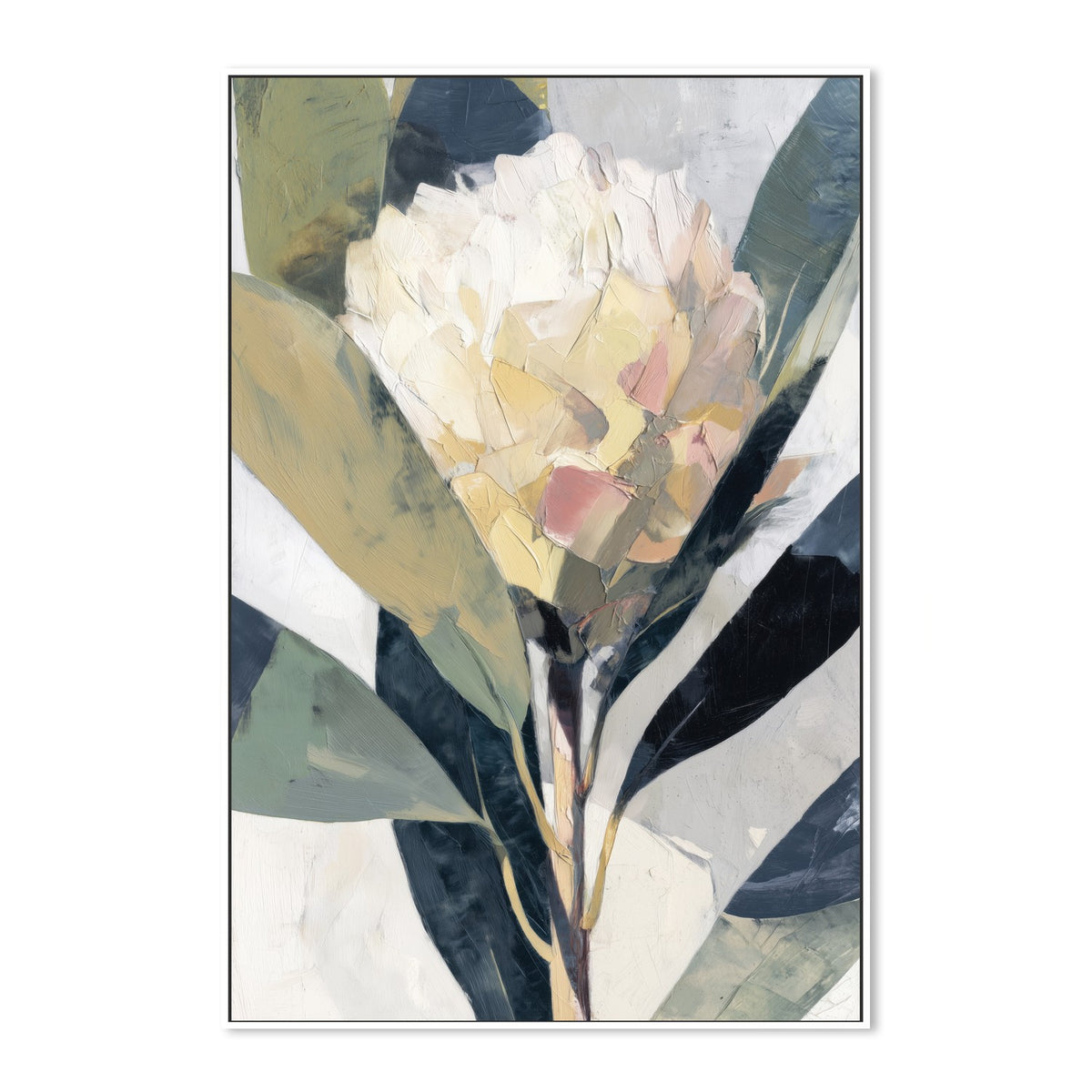 Cream Bloom with Textured Petals