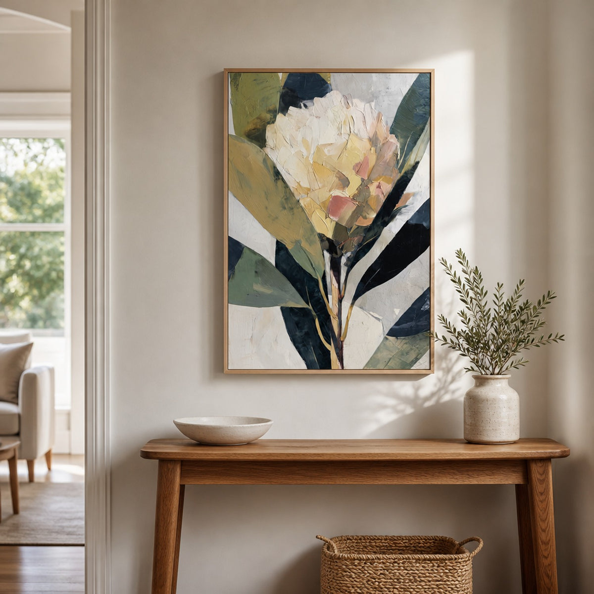 Cream Bloom with Textured Petals