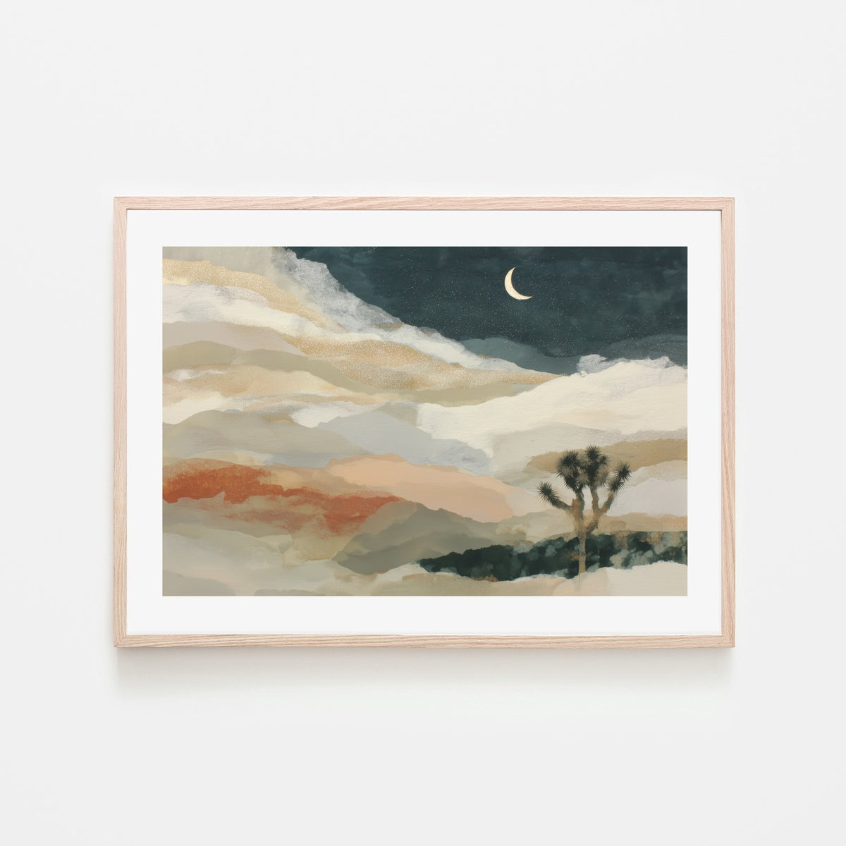Joshua Tree Under Starry Skies