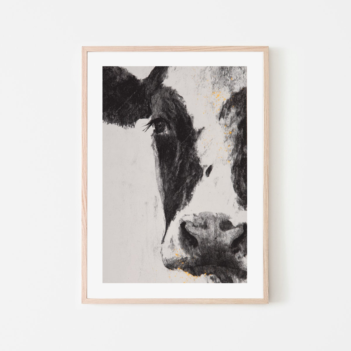 Monochrome Cow