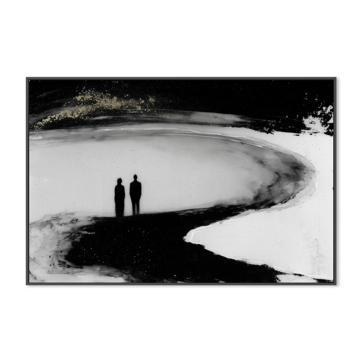 Couple Silhouette on Beach
