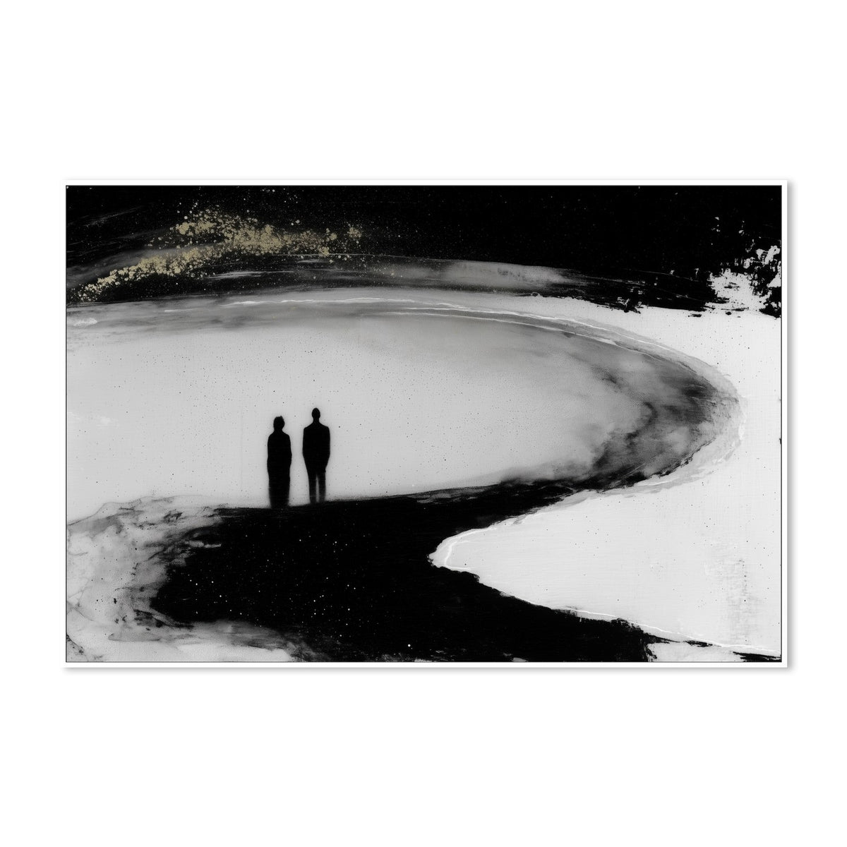 Couple Silhouette on Beach
