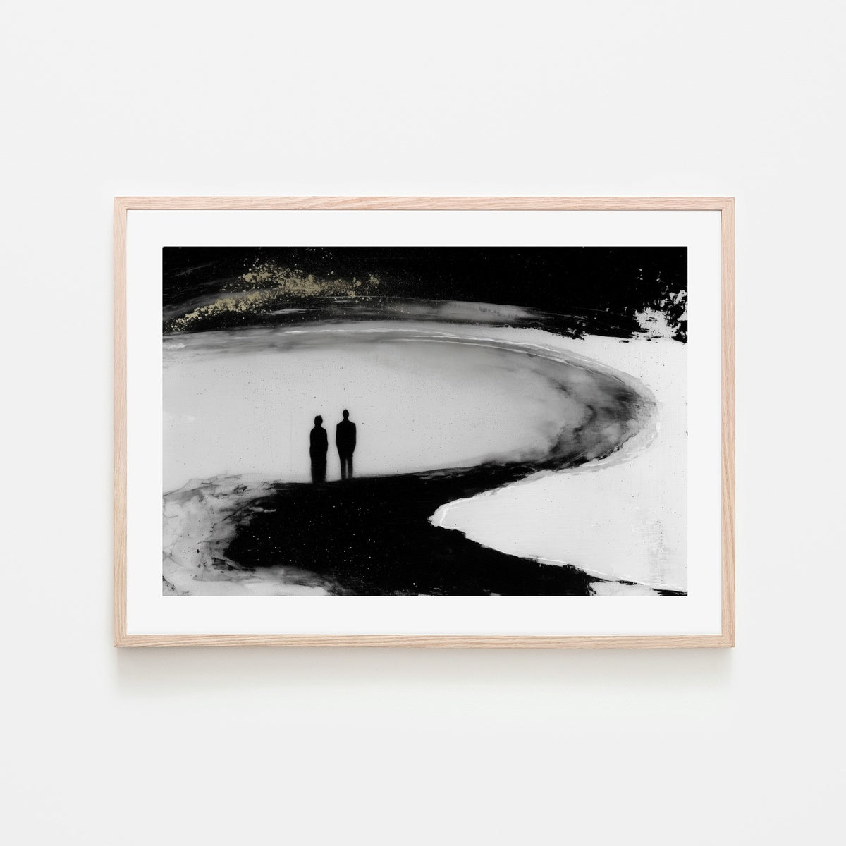 Couple Silhouette on Beach