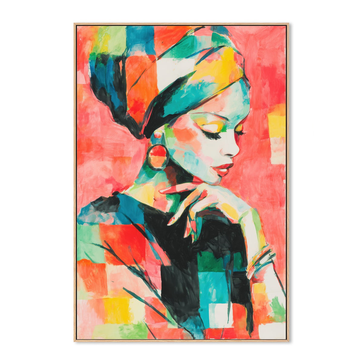 Elegant Woman with Turban