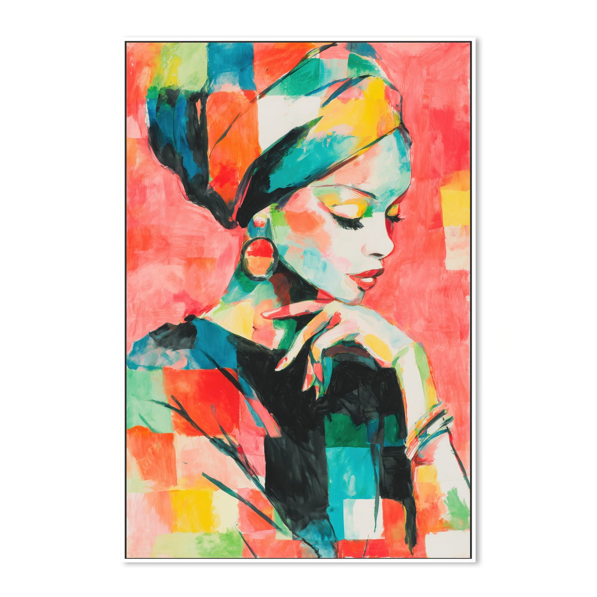Elegant Woman with Turban