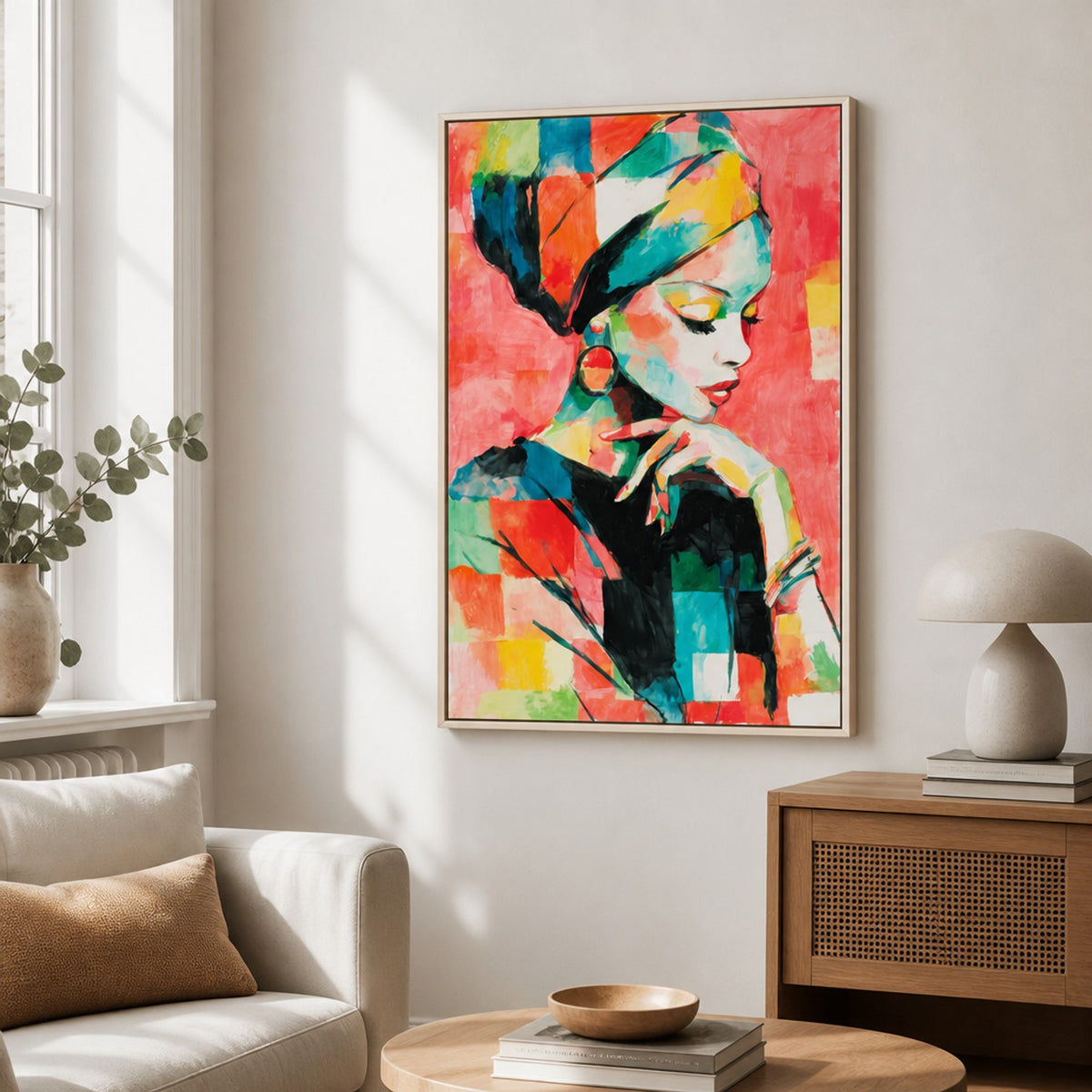Elegant Woman with Turban